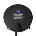 Shed Audio SA2-HFT150 high-fidelity tactile transducer with 150W RMS and 4 Ohm rating.